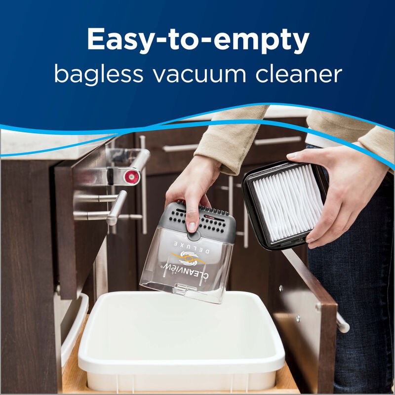 Cleanview Deluxe Handvac Easy Empty